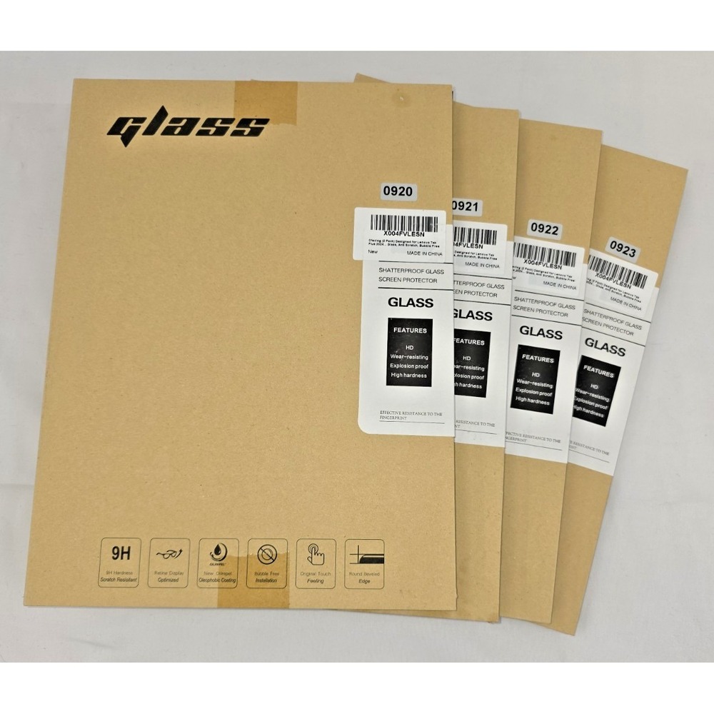 4x 2-Pack Tempered Glass Screen Protectors For Lenovo Tab Plus 2024 Fast US Ship